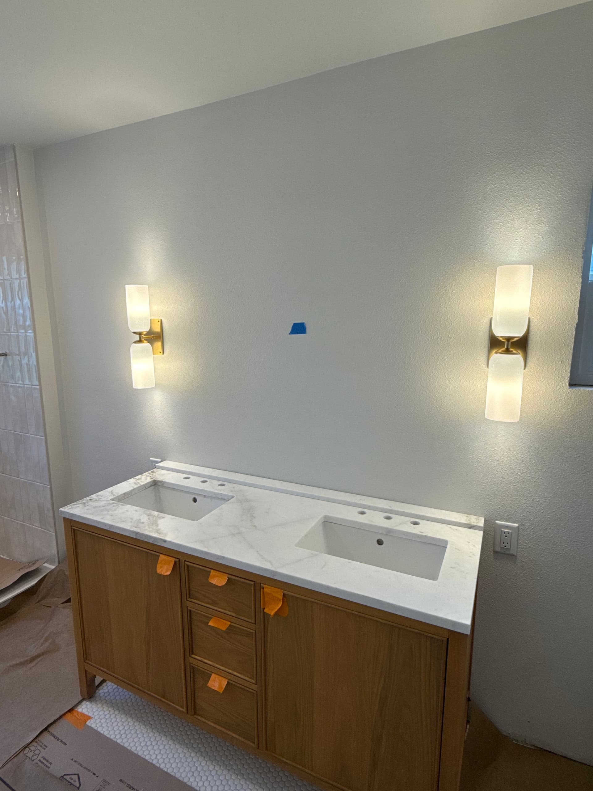 Gallery photos for Fresh Lighting and Modern Shower in Stunning Bathroom Remodel: Image #3